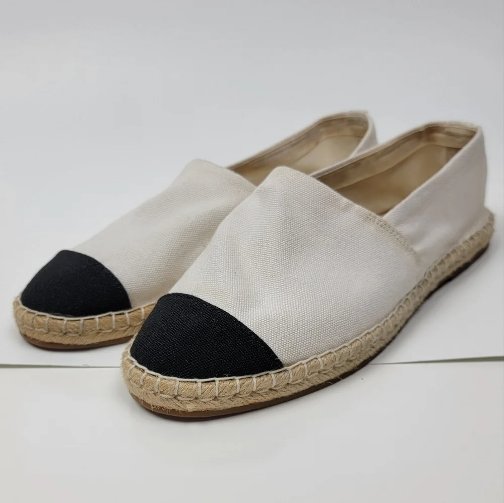 Pour La Victoire Bailey Canvas Espadrille Flats 8.5